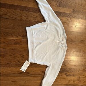 White Long Sleeve Sweatshirt